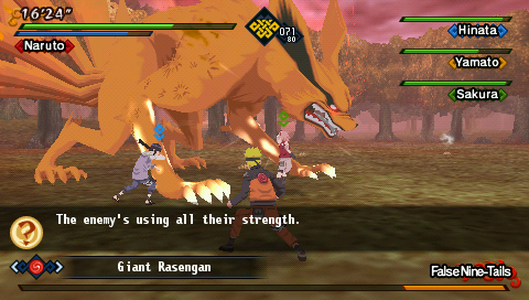 Naruto Shippuden: Kizuna Drive screenshot 3 for PSP